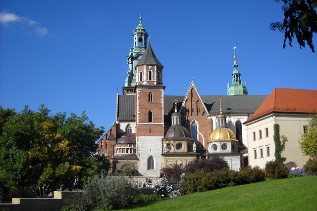 Wawel - widok na katedrę