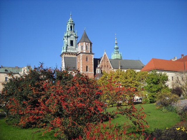 Wawel - widok na katedrę