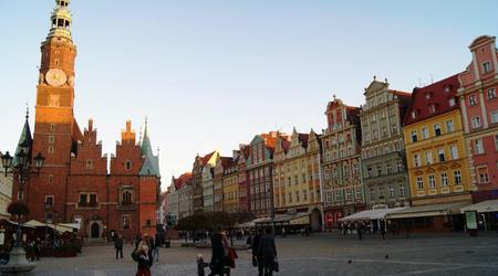 kamienice przy rynku – Wrocław, Polska