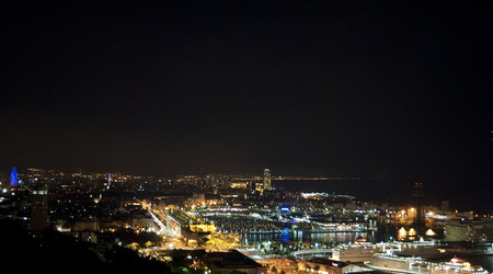 Barcelona nocą – Costa Brava, Hiszpania