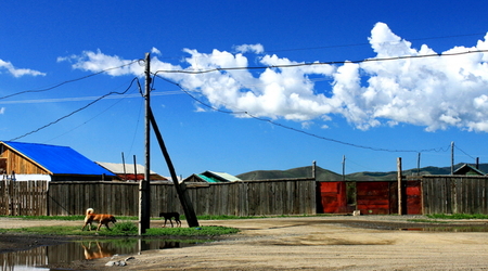 ulice Karakorum – Mongolia