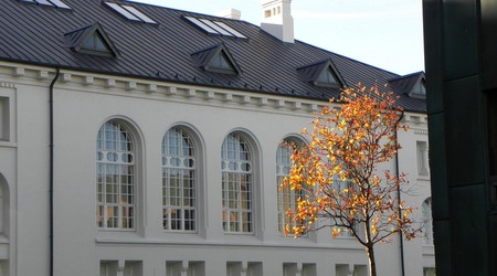 jesień w centrum – Reykjavík, Islandia