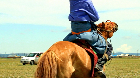 na swoim rumaku – Karakorum, Mongolia