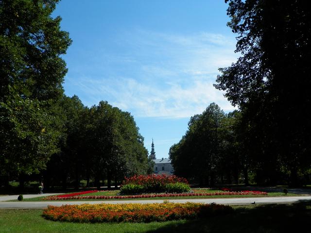 Fragment parku w Zamościu