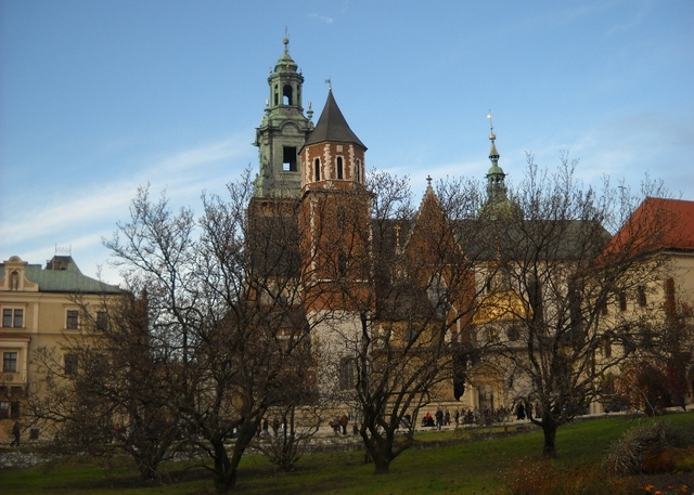 Wawel - widok na katedrę