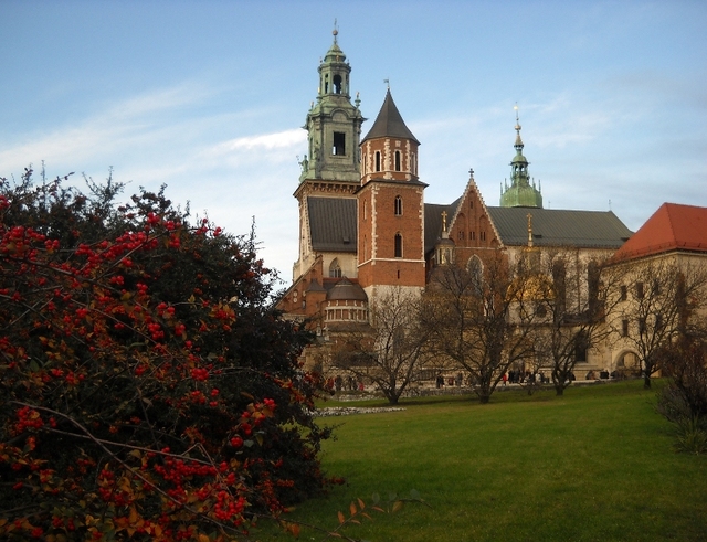 Wawel - widok na katedrę