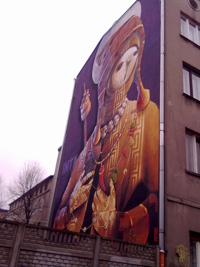 mural na Andrzeja Struga, Łódź