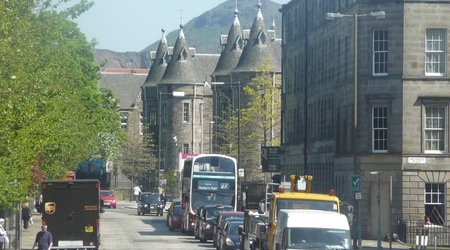 Lauriston Pl. i University of Edinburgh – Edynburg, Wielka Brytania