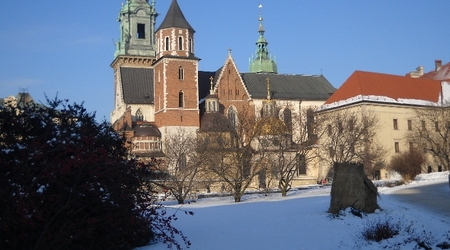 Wawel - widok na katedrę – Kraków, Polska