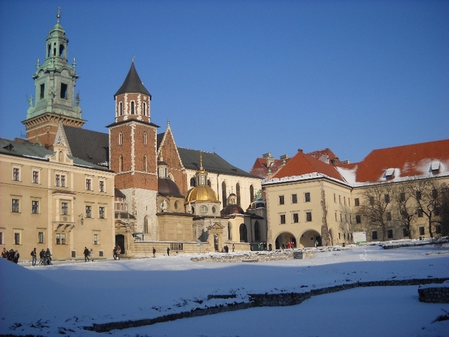 Wawel - widok na katedrę