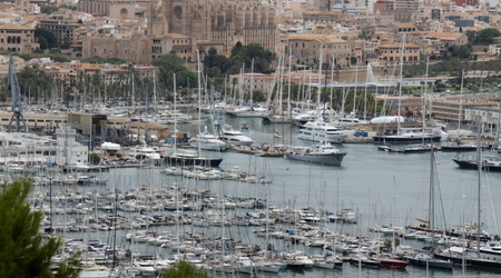 Port jachtowy w Palma de Mallorca – Majorka, Hiszpania