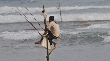 Rybacy z koggali 03 – Koggala, Sri Lanka