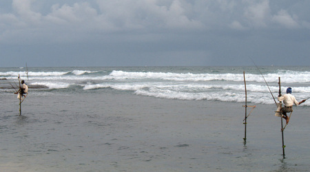 Rybacy z koggali 11 – Koggala, Sri Lanka