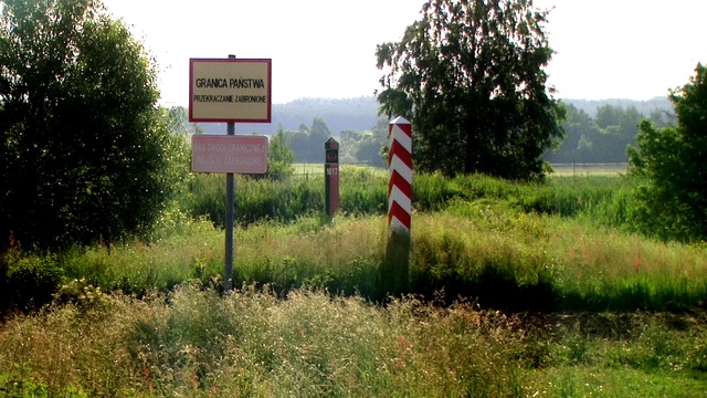 Ozierany Małe . Granica RP i Białorusi.