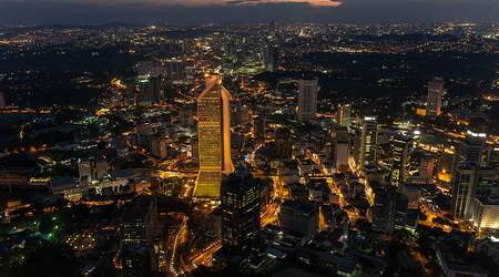 Widok na Kula Lumpur z Menara Tower – Kuala Lumpur, Malezja