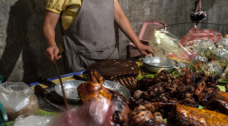 Food Market w Luang Prabang – Laos