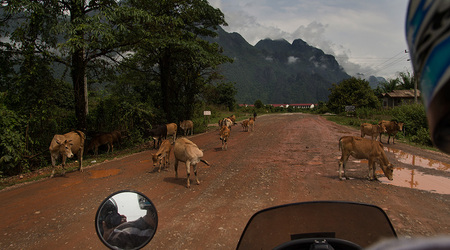 Na drodze z Vang Vieng do Luang Prabang – Laos