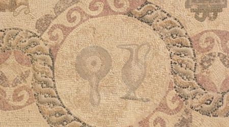 Mozaiki zdobiące podłogę starożytnej kuchni – Paphos, Cypr