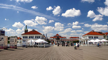 Widok z molo na Uzdrowisko. – Sopot, Polska
