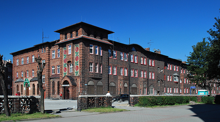 Nikiszowiec. Budynek poczty. – Katowice, Polska