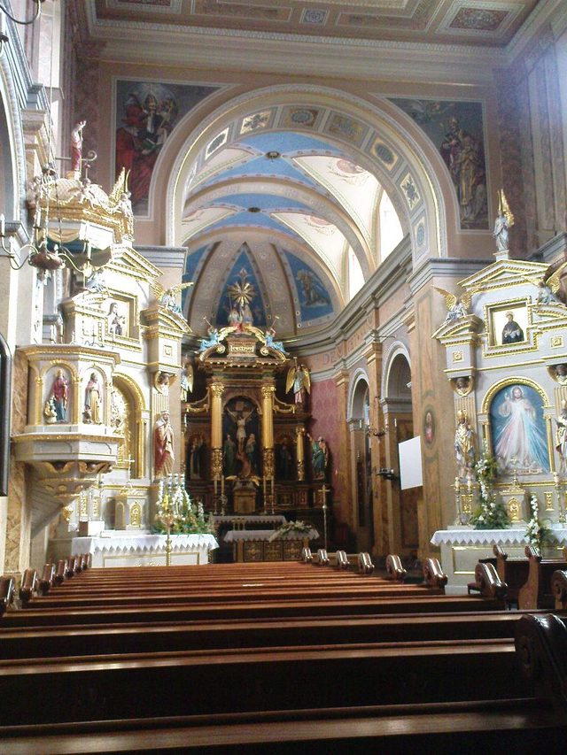 Dąbrowa Górnicza- Wnętrze Kościoła oo. Franciszkanów 