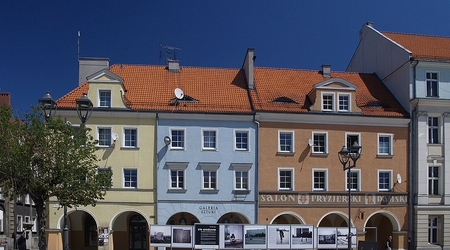 Gliwice.Kamieniczki w Rynku. – Polska
