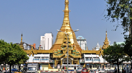 Świątynia Sule, Yangon – Rangun, Birma