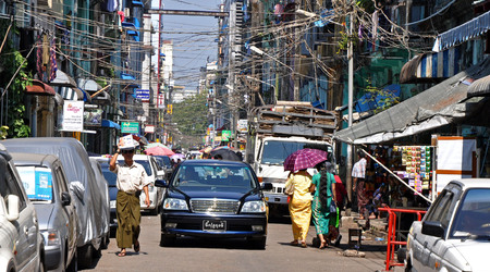 Ulice Yangon – Rangun, Birma