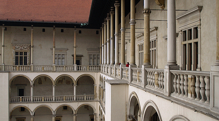 Krużganki zamku królewskiego. – Kraków, Polska