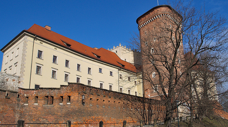 Wawel z Basztą Senatorską. – Kraków, Polska