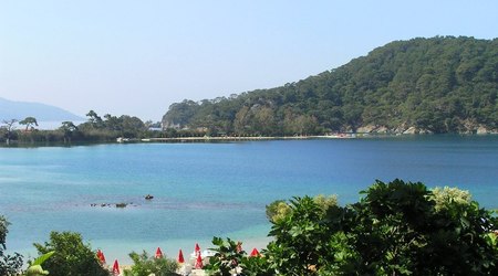 laguna "od tyłu" – Oludeniz, Turcja