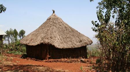 Afryka Wioska niedaleko Konso – Etiopia