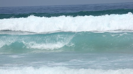 wzburzony ocean piękny – Fuertaventura, Hiszpania
