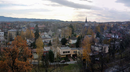 Widok na Czeski Cieszyn. – Polska