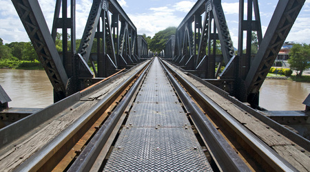 Kanchanaburi/Tajlandia Most na rzece Kwai