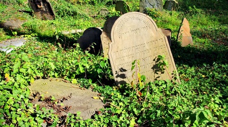 stary cmentarz żydowski (kirkut) – Cieszyn, Polska