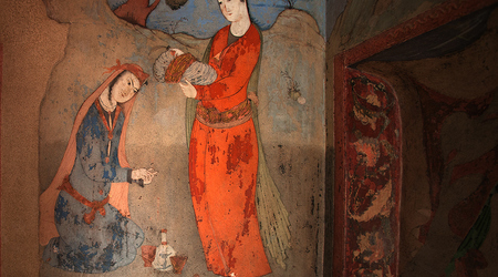 Malowidło na ścianie – Eşfahān, Iran