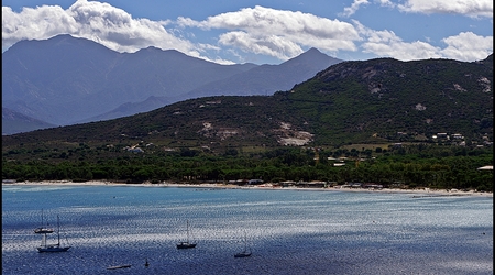 Calvi, widok z murów cytadeli – Francja