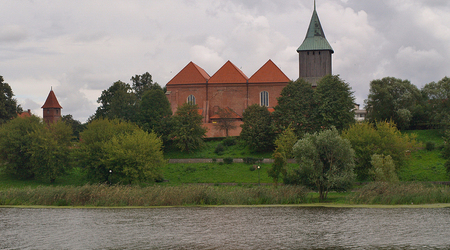 Malbork. Gotycki kościół św. Jana Chrzciciela. – Polska