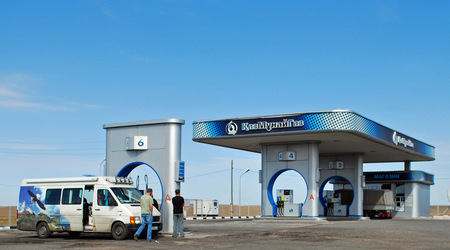 stacja benzynowa – Almaty, Kazachstan