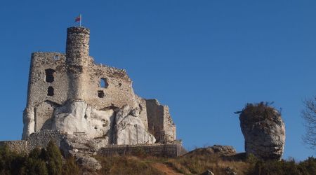 Ruiny Zamku Mirów – Bobolice, Polska