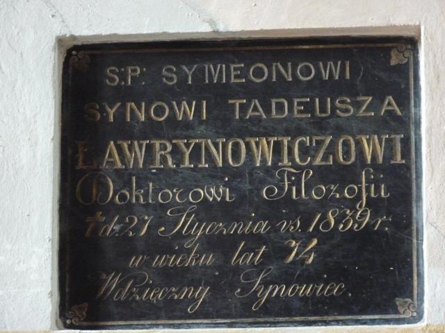 021  Kowno kościół tablica