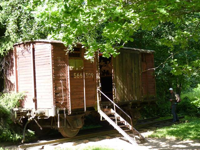 011 Rumszyszki kolo Kowna-Skansen wagon wiozacy na syberie
