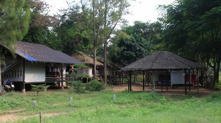 wioska w Kanchanaburi – Tajlandia