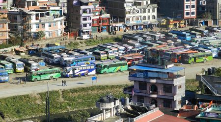 Dworzec autobusowy w Katmandu – Nepal