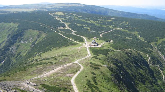 Karpacz Widok ze Snieżki