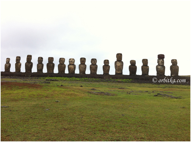 5. Moai - symbol Wyspy Wielkanocnej