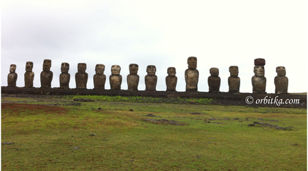 5. Moai - symbol Wyspy Wielkanocnej – Wyspa Wielkanocna, Chile