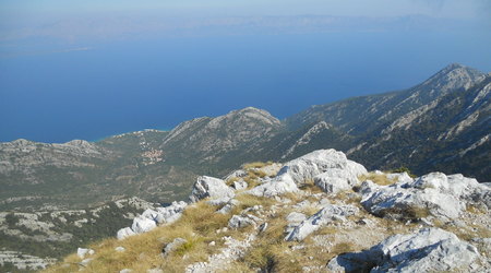 Widok na Adriatyk – Peljesac, Chorwacja