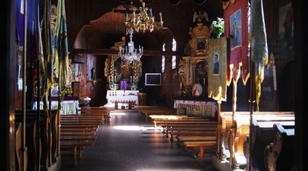 Wilczyska wnętrze – Małopolskie, Polska